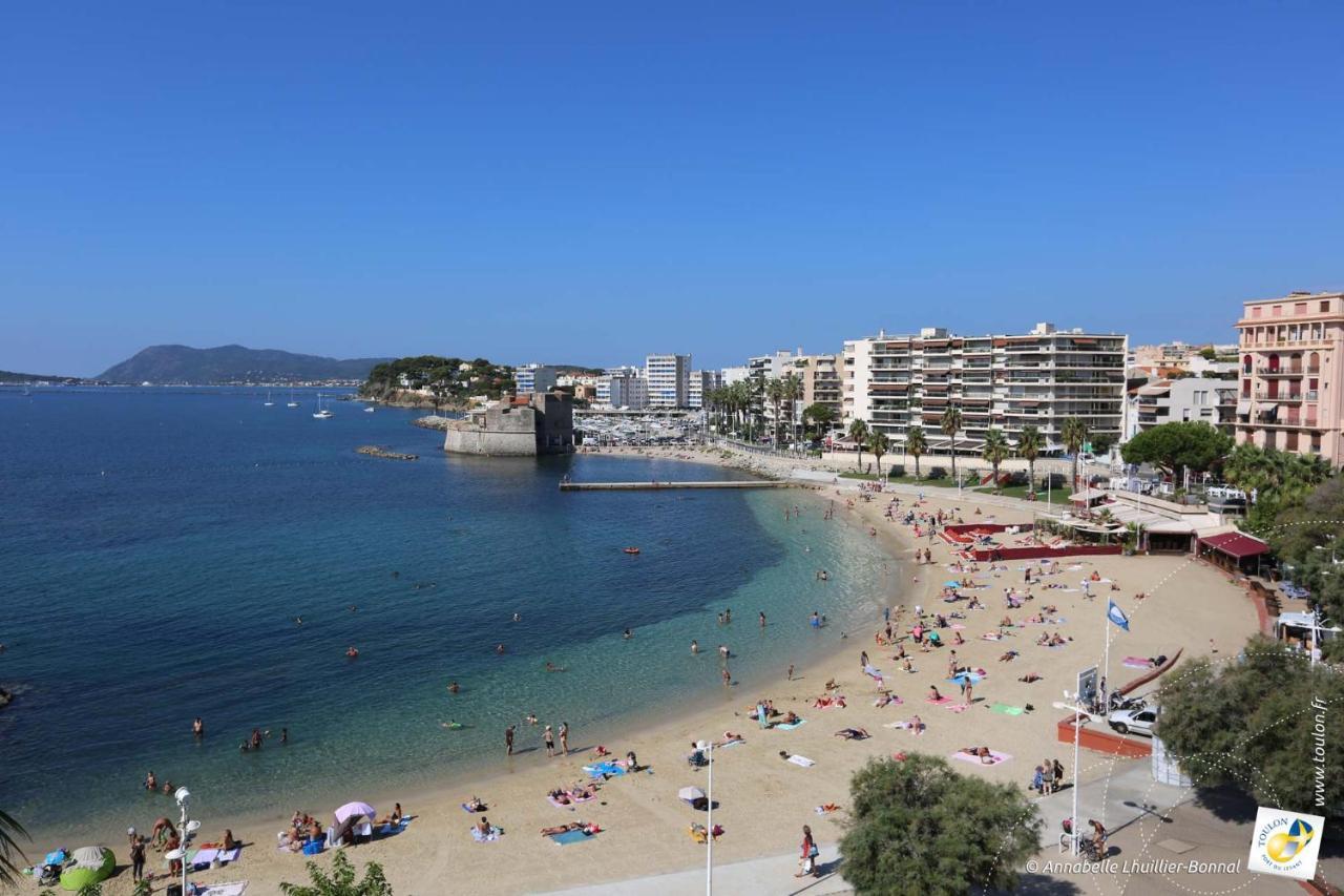 Bel Appartement T3 Mourillon A 5 Min Des Plages - Vue Mer Тулон Екстер'єр фото